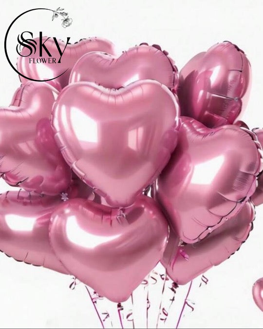 Pink balloons