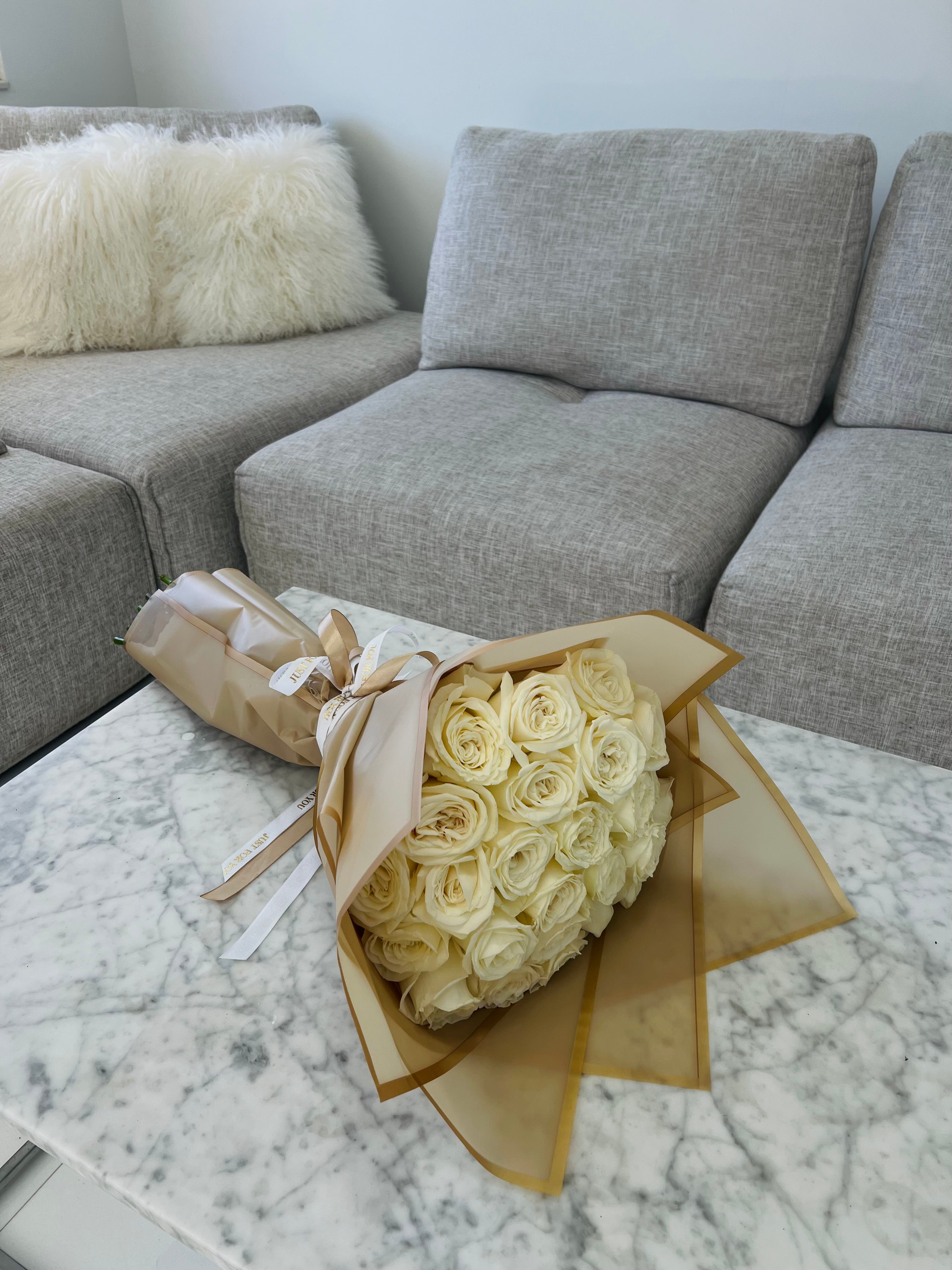 Roses & Cream Bouquet