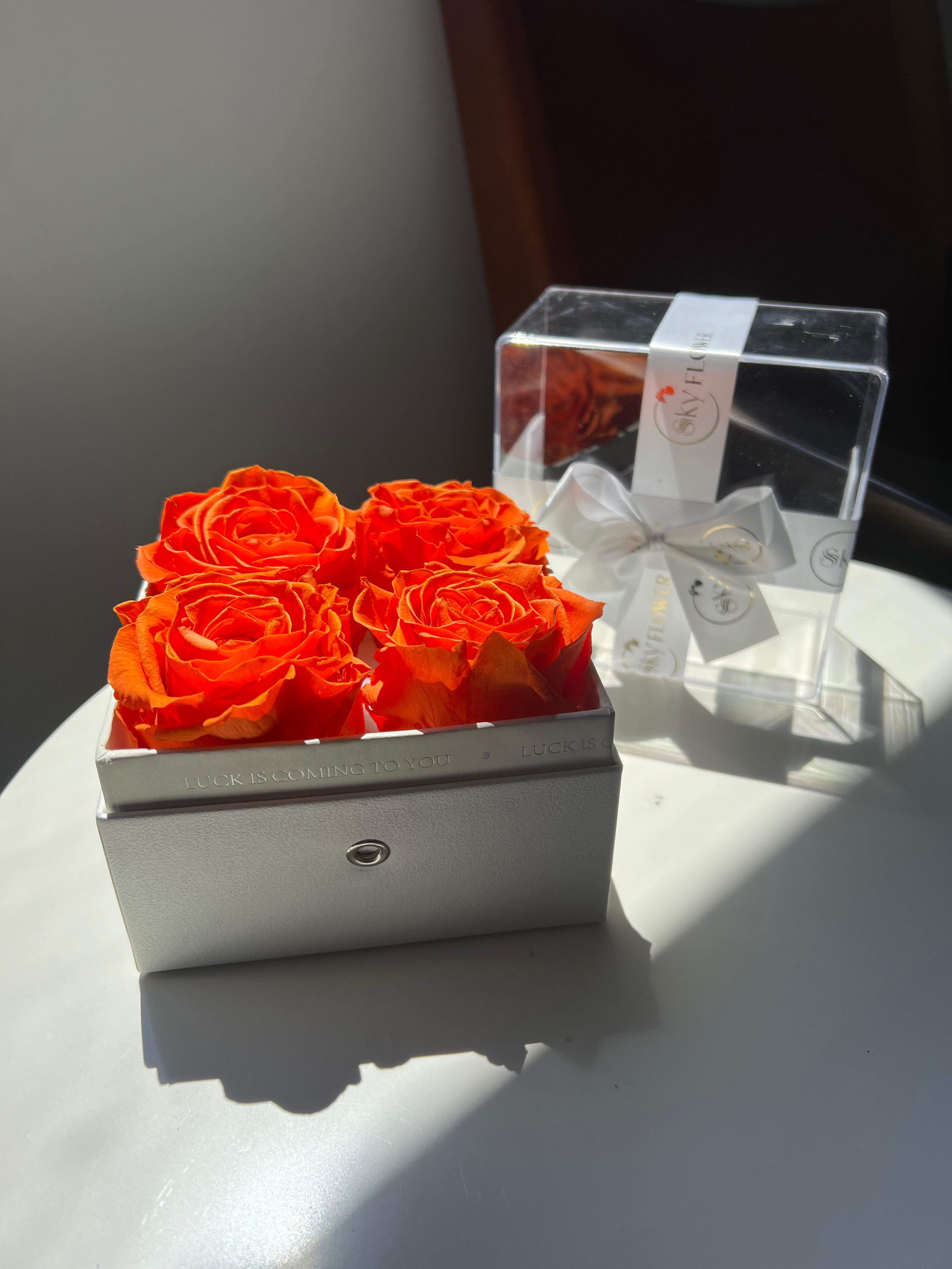 4 Preserved Roses