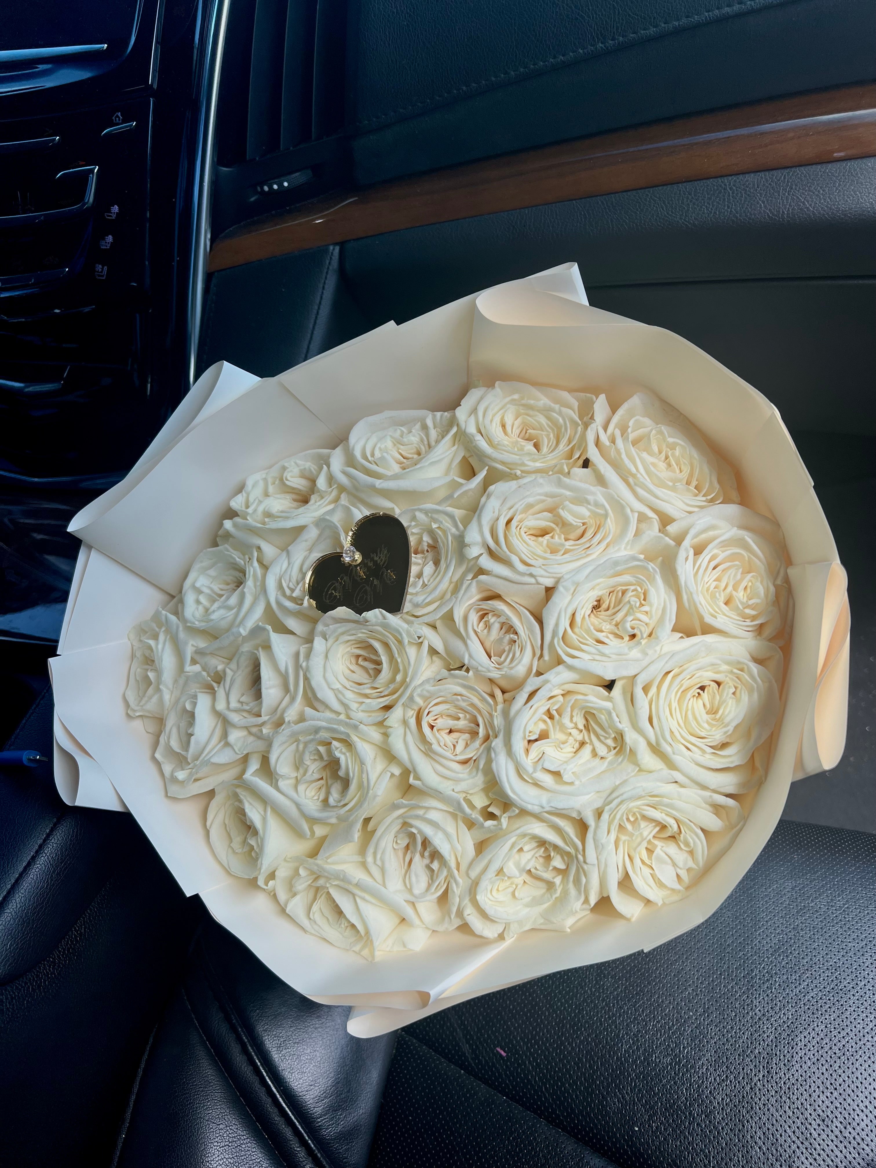 White Roses Bouquet