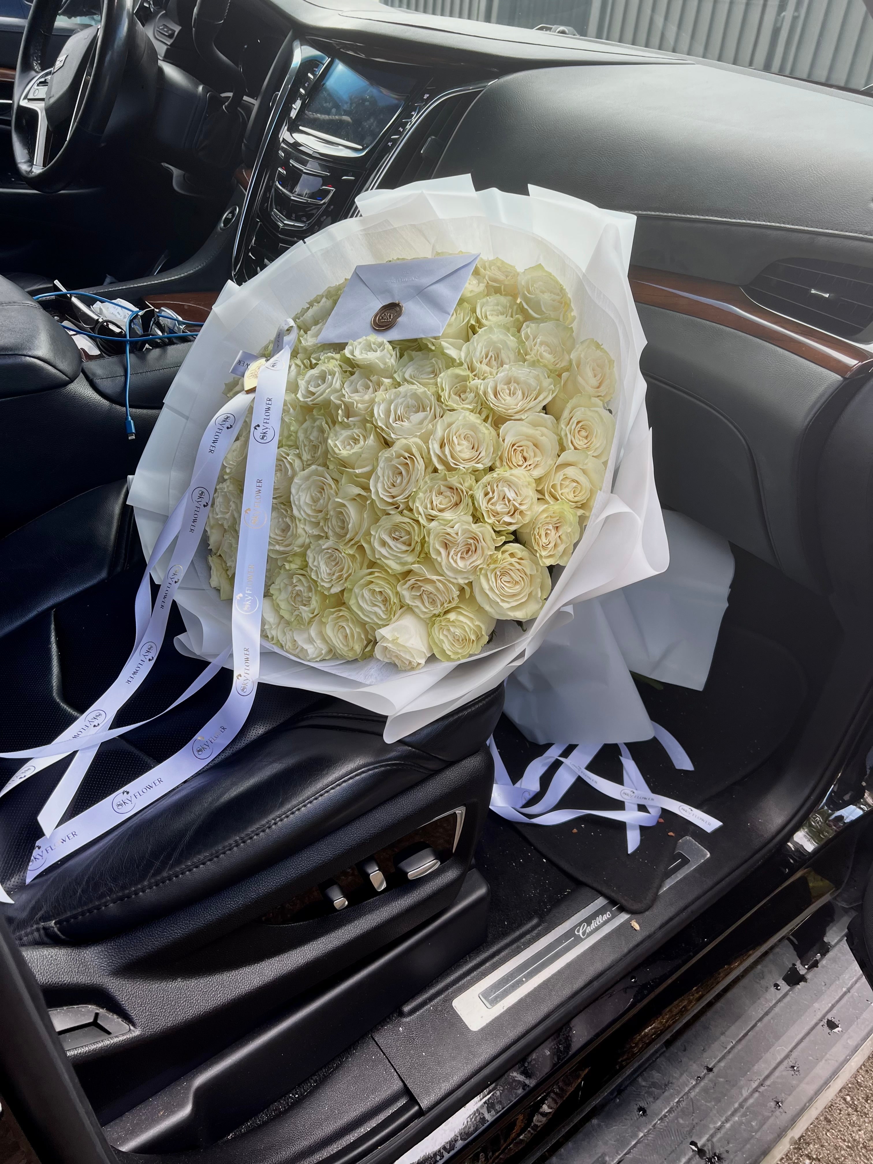 White Roses Bouquet