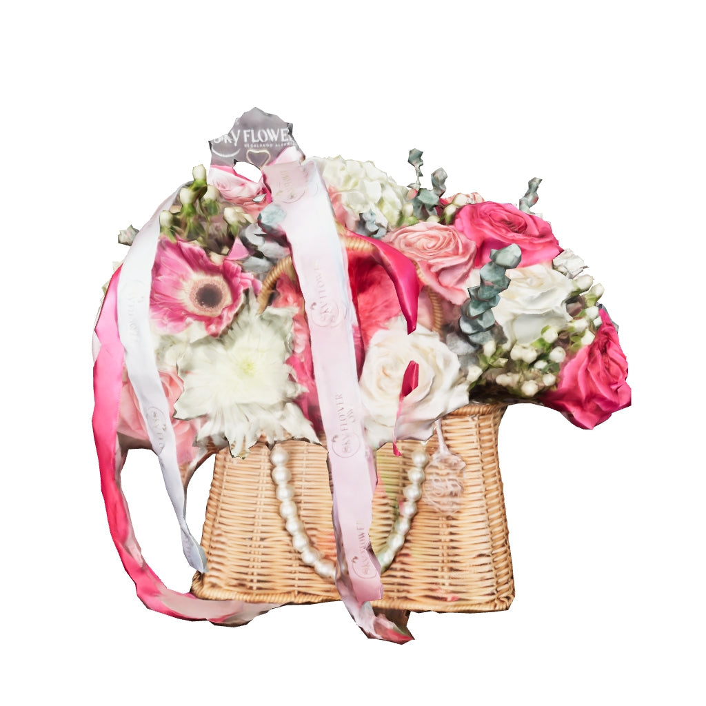 Blush and bloom Basket