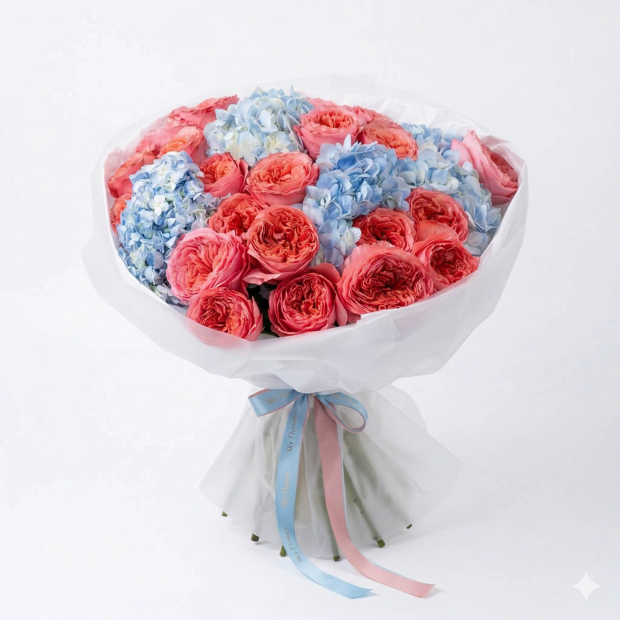 Coral Sky Bouquet
