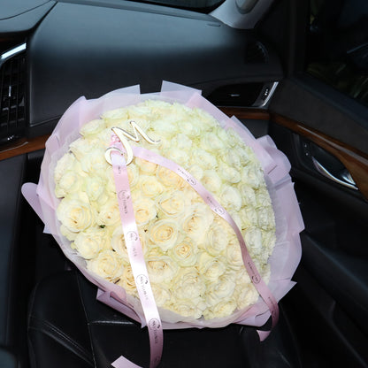 White Roses Bouquet