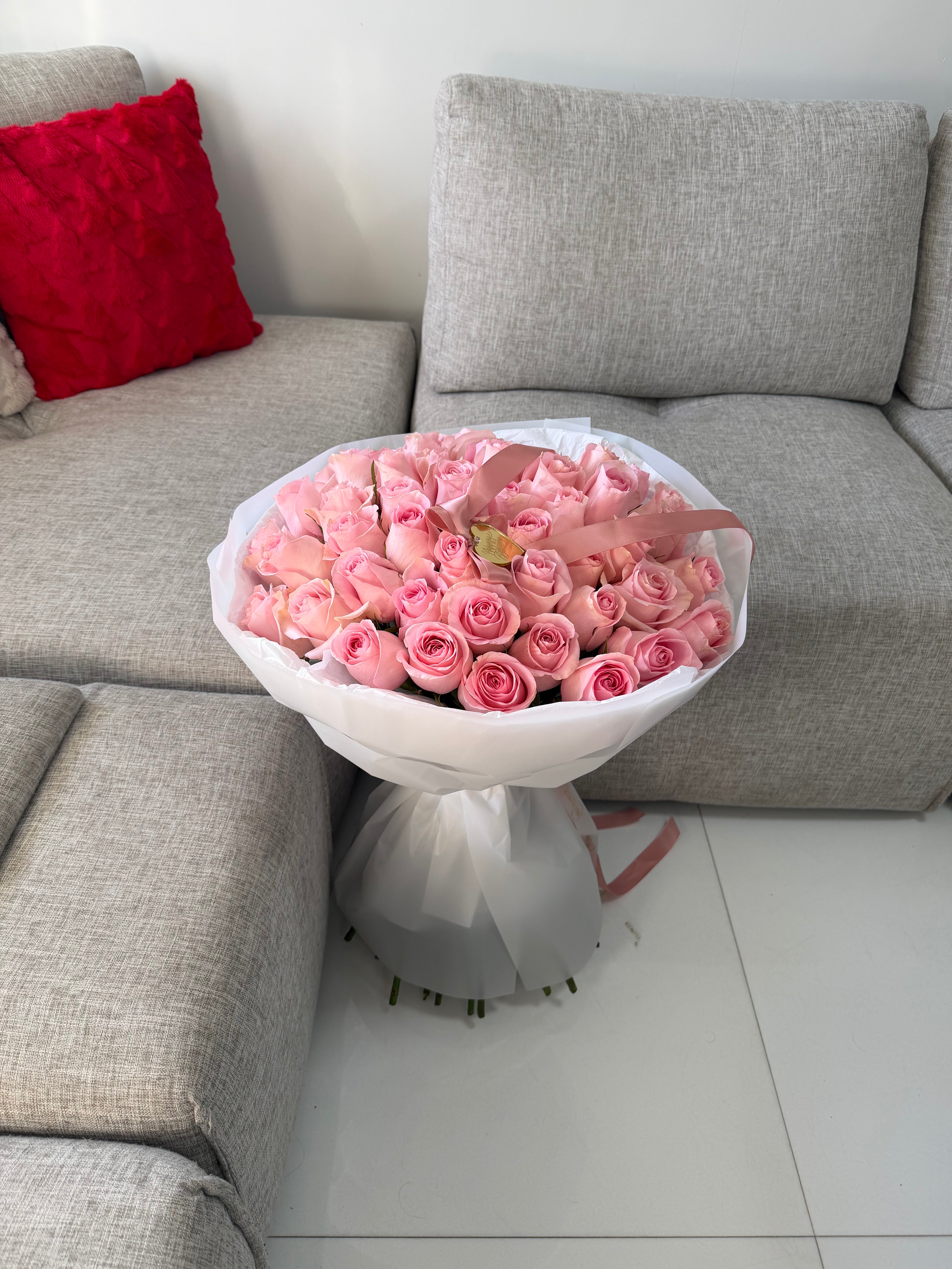 Pink Roses Bouquet
